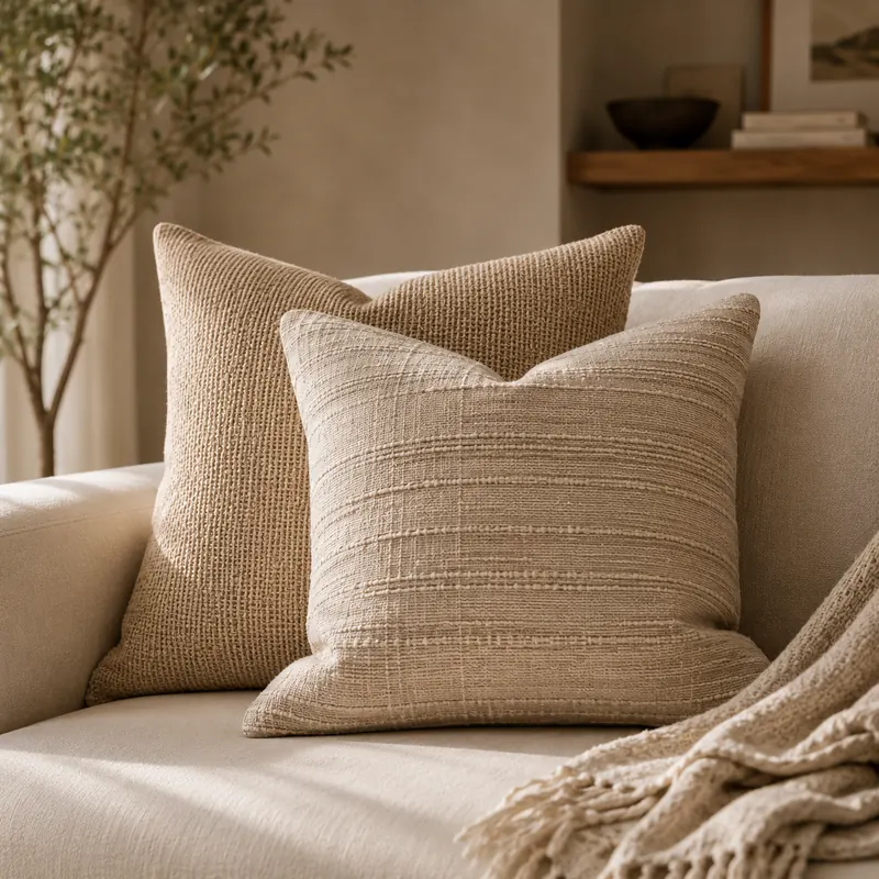 Textured Cushion Cover Set