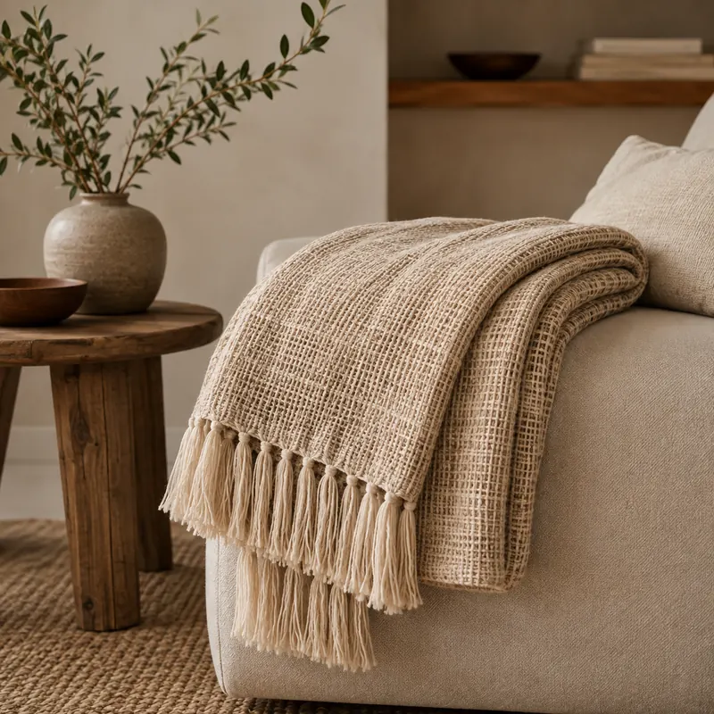 Woven Cotton Throw